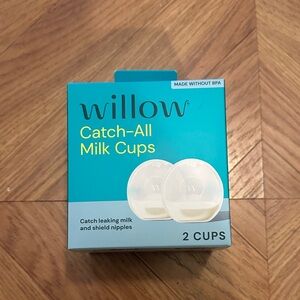 Willow Catch-All Milk Cups - Teal Packaging with Clear Cups